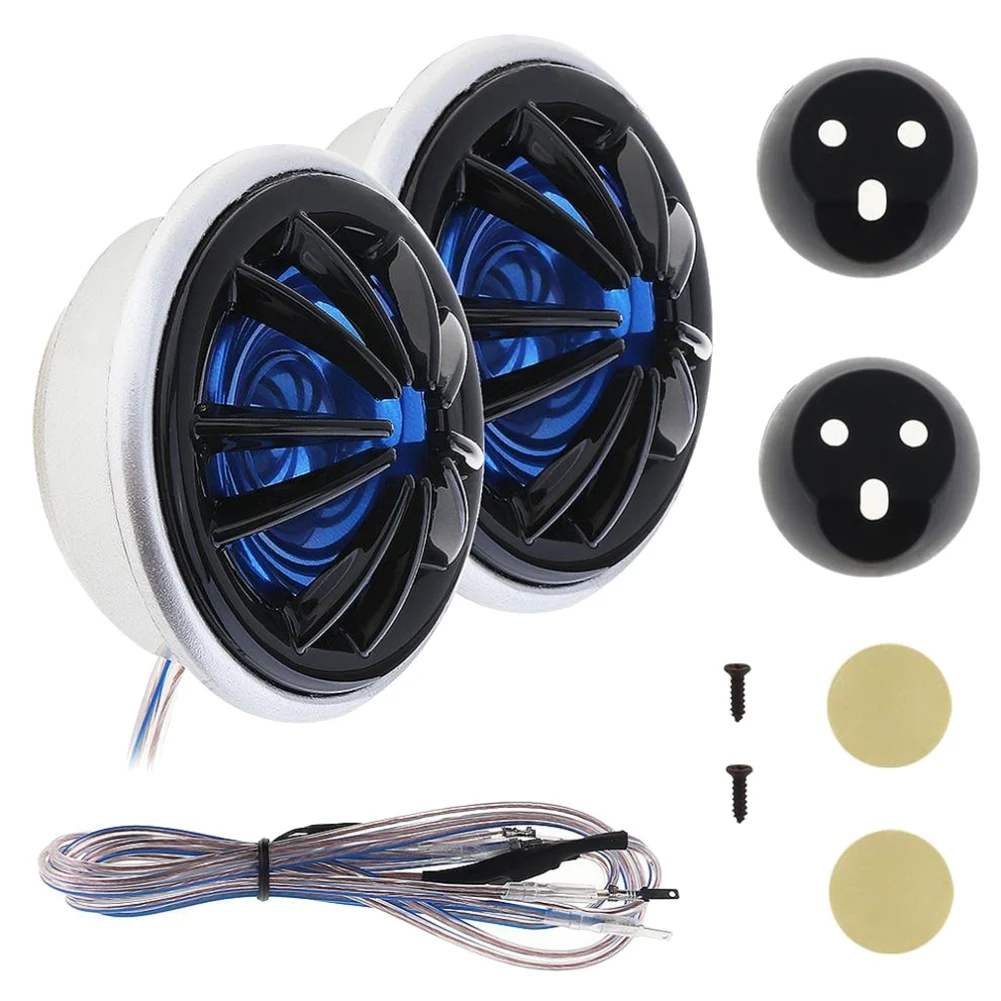 2Pcs 150W YH-66 Car Horn Dome Tweeter Super Power Audio Loudspeaker Loud Speaker Car Stereo Treble Tweeters Speakers