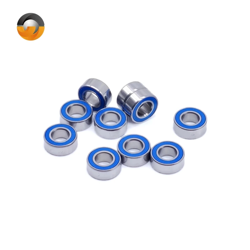 10pcs MR105RS 5x10x4mm Miniature Ball Bearing ABEC-7 Blue Rubber Sealed MR105 2RS Small Bearing for RC