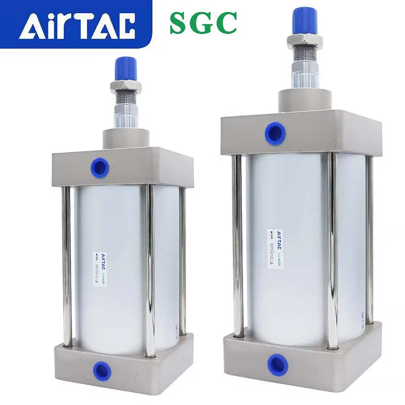 Original AirTAC SGC Pull Rod High Thrust Standard Pneumatic Cylinder SGC 125 160 200 250x25 50 75 100 400 800 1000-S With Magnet