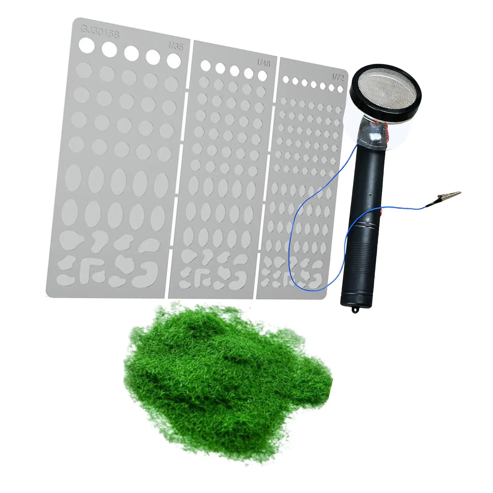 Flocking Machine Practical Static Grass Applicator for DIY Layout Sand Table