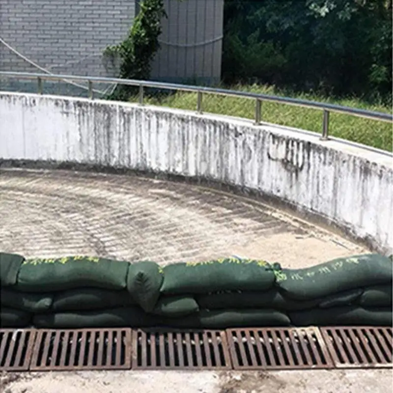 Barreras de inundación para el hogar 5X presas de agua para prevención de inundaciones barrera de presa de agua reutilizable rápida absorción de agua para patio