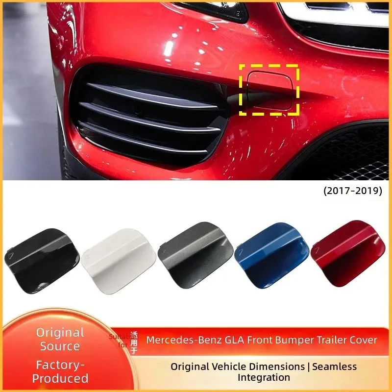 for Mercedes Benz GLA W156 2017-2019 Front Bumper Tow Hook Cover Trailer Eye Cap Plug 1568859500
