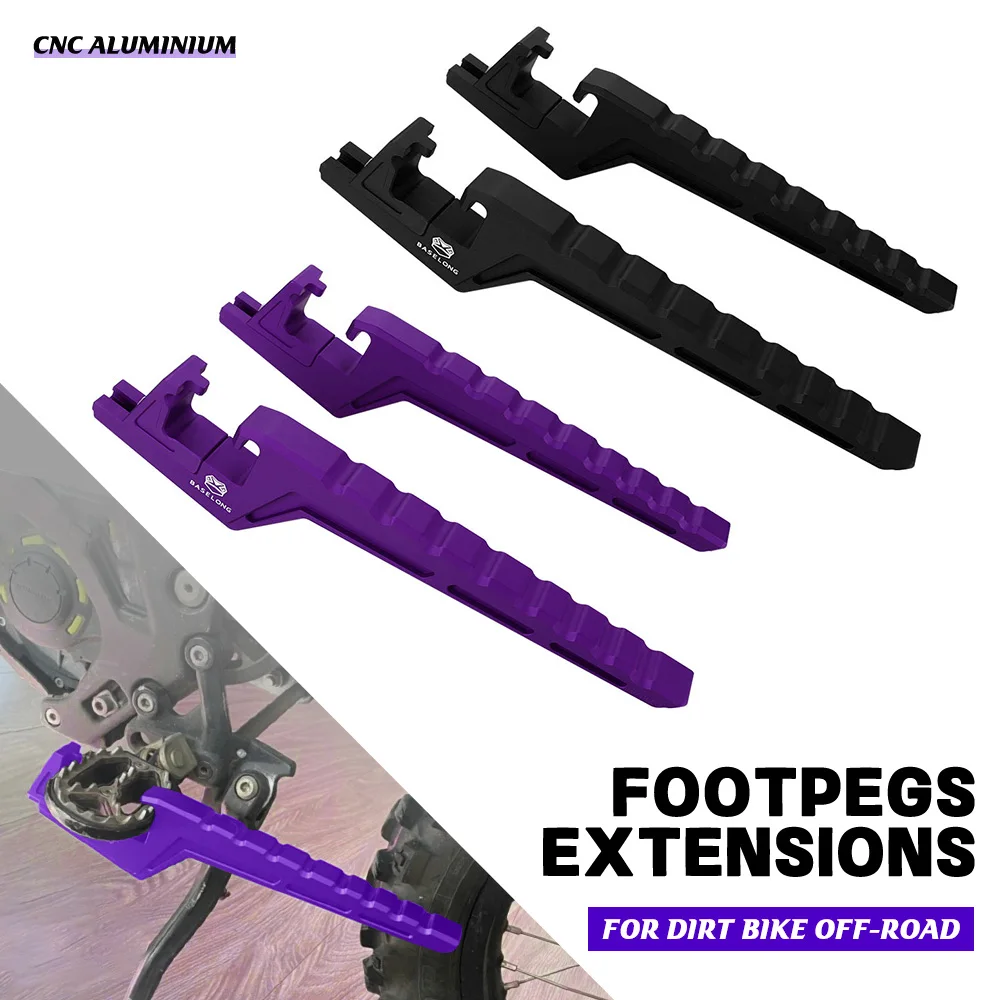 Foot Peg Passenger Extensions Footpegs For 450 525 560 990 SMR 450SMR 525SMR Extended Motocross Bike Off-Road Accessories CNC