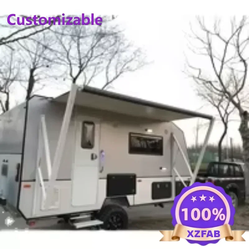 Factory Direct 2026 Wareda luxury caravan camping outdoor awning roll up  retract rv camper van awning for parking