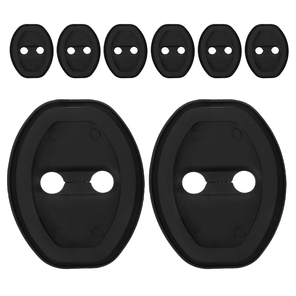 

8pcs Silicone Lock Protective Cover Car Door Shock Absorber Cushion Thickened Anti-Collision Pads For Universal Car Door Latch