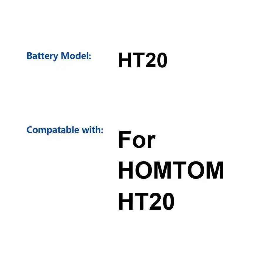 بطارية الهاتف المحمول لـ Homtom HT20 شحن سريع 3500 مللي أمبير