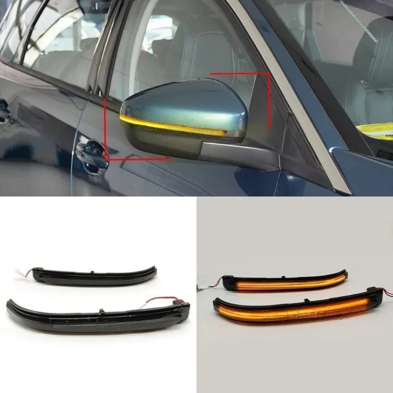 

2pcs LED Side Mirror Indicator Blinker Light Arrow For Citroen C5 For Peugeot 3008 5008 Dynamic Turn Signal 2017-2022 New 2025