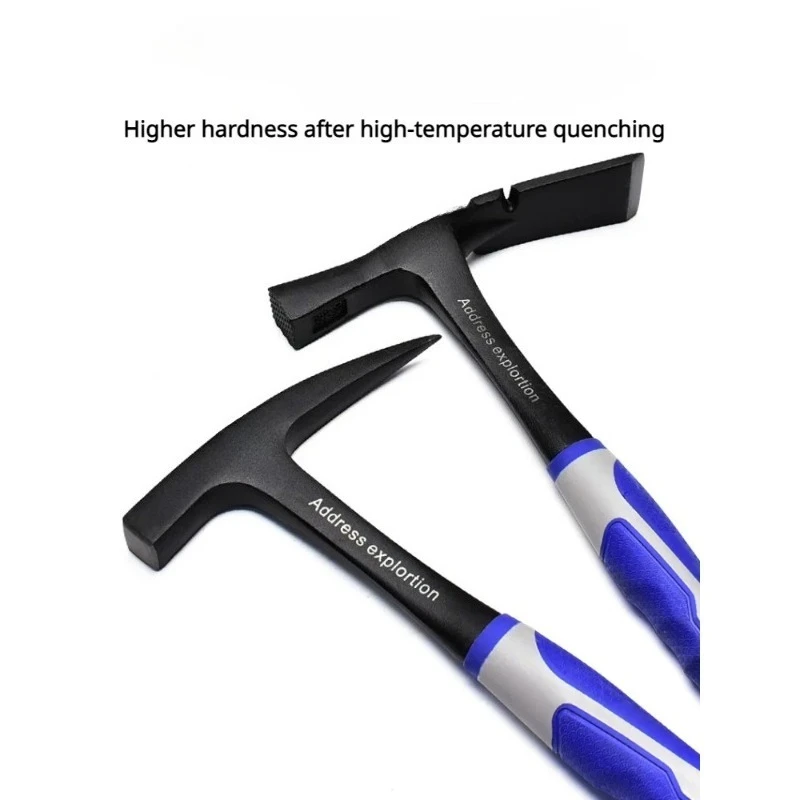 Professional Hand Tools Geological Hammer Mine Exploration Survey Pointed Tip Multi-tool Construction Reduction Tools