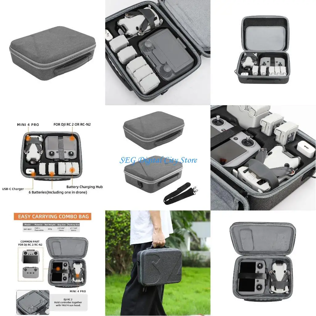 

U75B Multi functional Storage Bag for Mini 4 Flight Store Your Items in