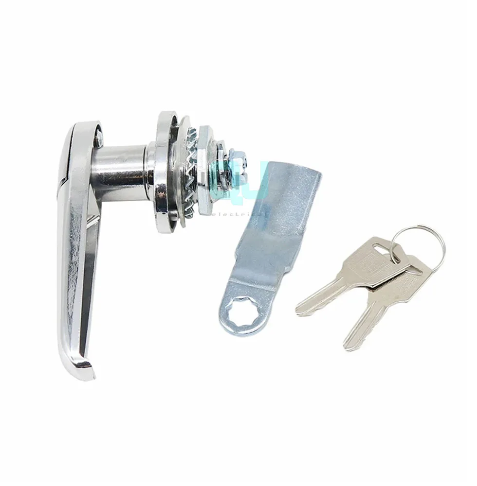 MS308-3 Aluminum Alloy Electric Box Lock MS308-2 Outdoor Distribution Cabinet Handle Lock Cabinet Cabinet Door Lock