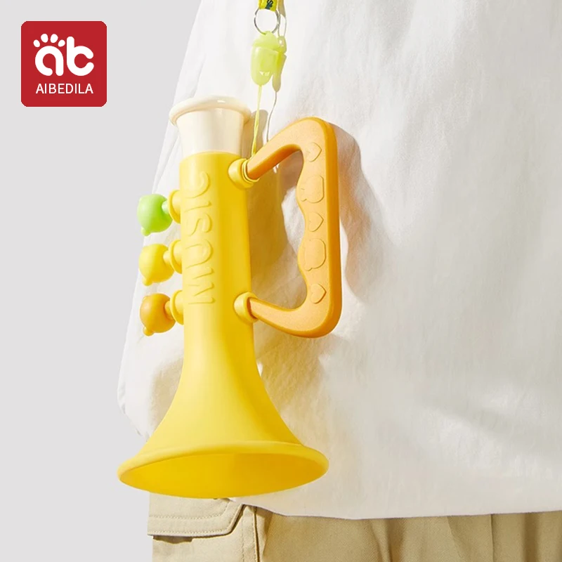 Montessori การศึกษาของเล่นเด็ก Baby Will Blow การ์ตูน Harmonica Whistle เครื่องดนตรี