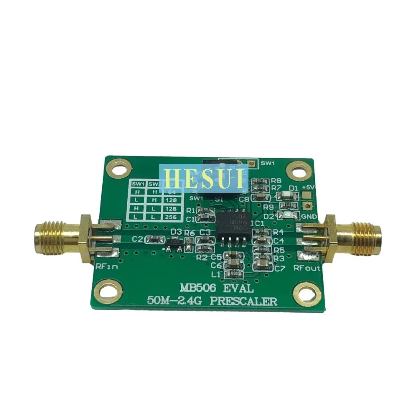 MB506 Module RF Microwave frequency pre-divider  64,128,256 frequency divider 2.4GHz Module Board