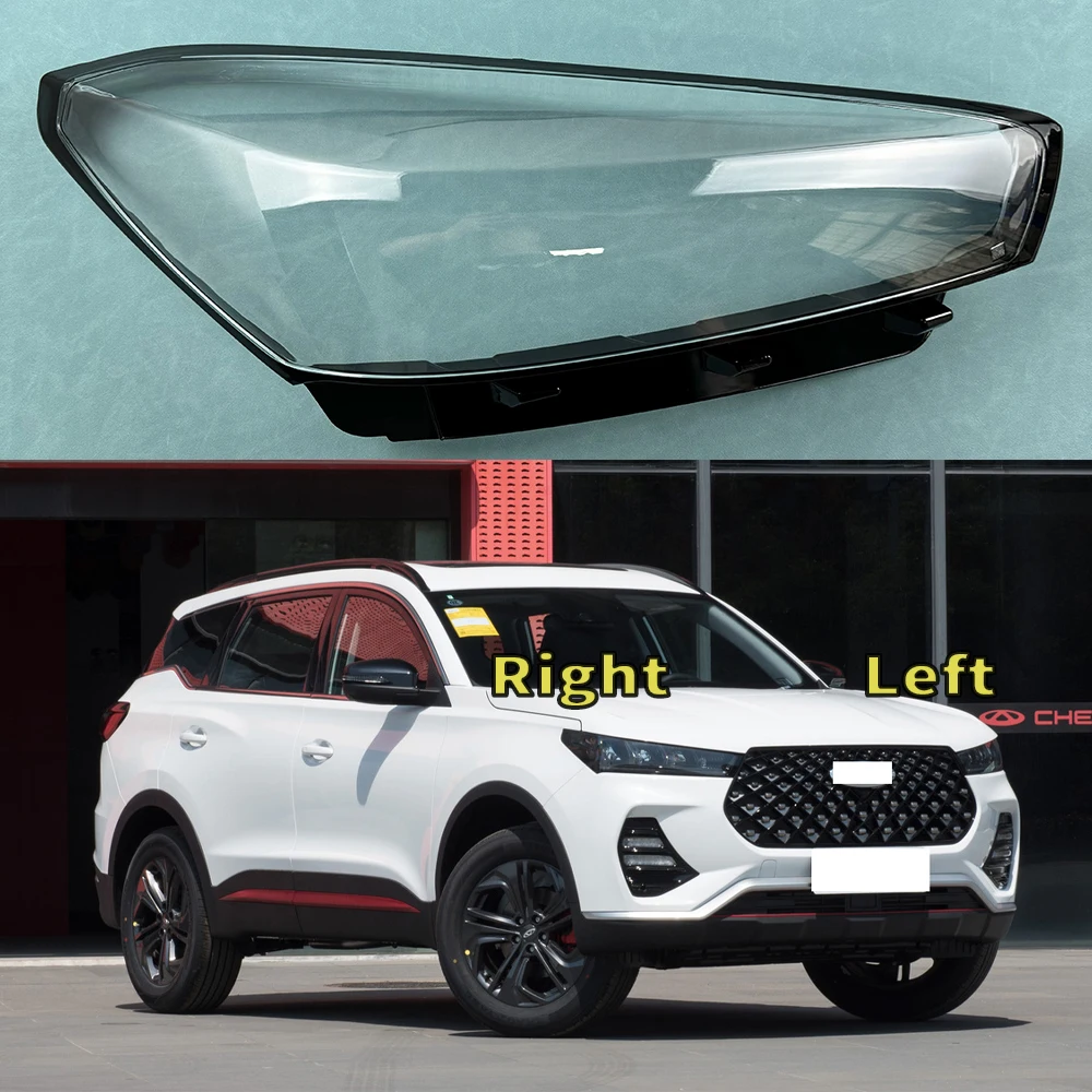 

For Chery Tiggo 7 2020-2023 Headlight Lens Cover Left and Right Side Car Headlight Headlamp Lense Clear Lens Cover Replacemnt