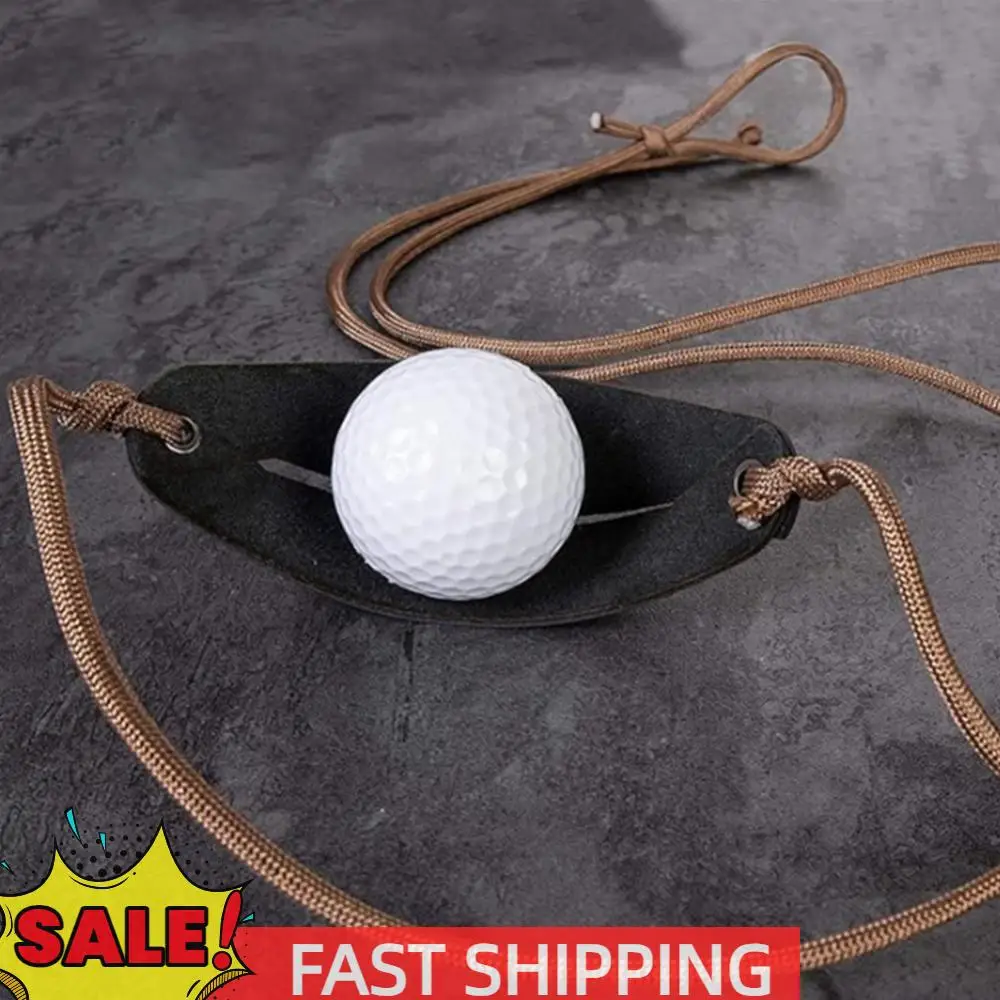 

Handmade Leather Shepherd Sling Pouch Old-Fashioned Slingshot for Outdoor Sports Camping Shooting Hiking Hunting