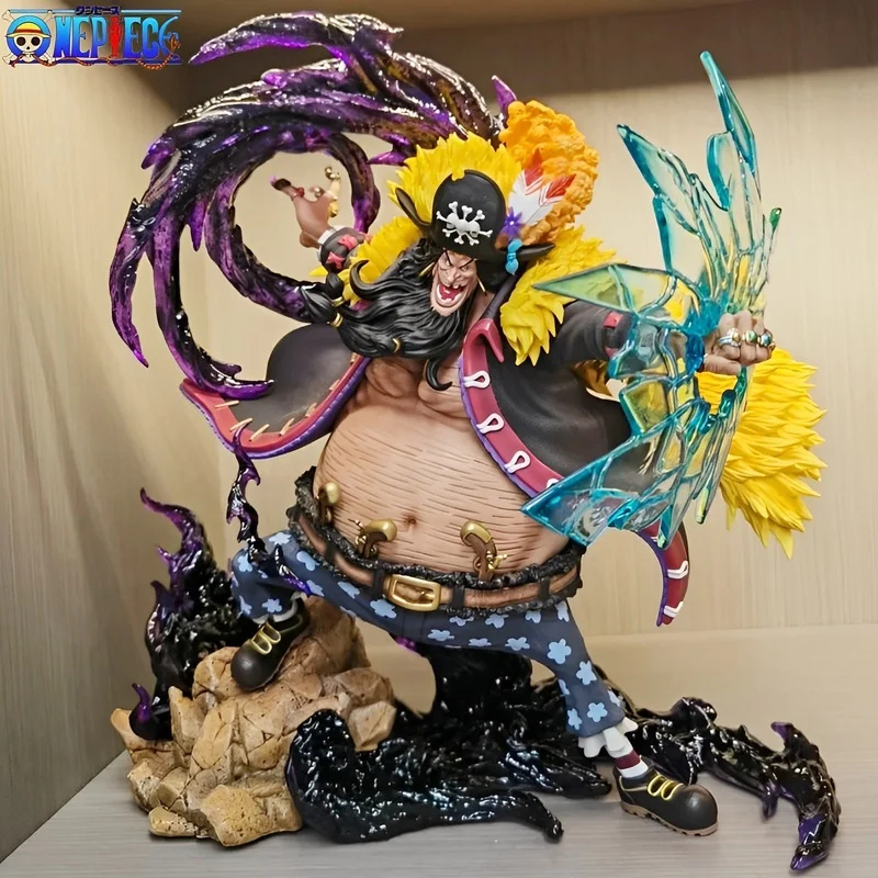 22cm One Piece Anime Figure Blackbeard Action Figurine Black Beard D Teach Gk Pvc Statue Model Collection Doll Christmas Gifts