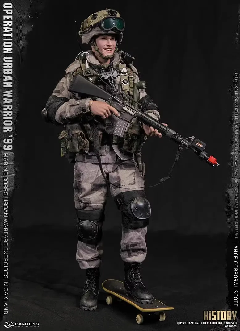 

DAMTOYS DAM 78079 1/6 Soldier Marine Corps City Warfare Exercise 12'' Action Figure Doll Model Toy In Stock