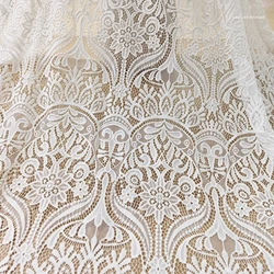 1.5M Wide, 3M Long Eyelash Border Lace Fabric DIY Sewing Material Dress Lace Good Quality 2023 NEW