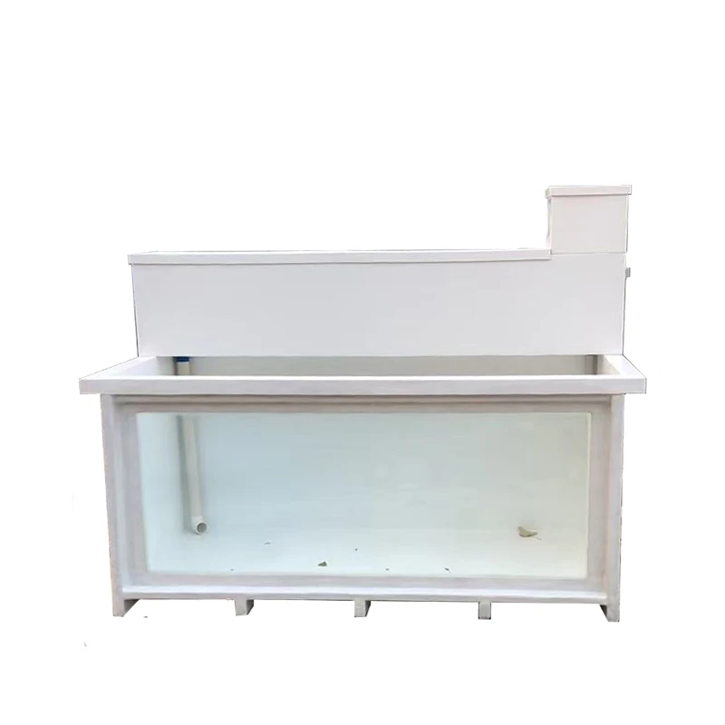 Factory Direct 2026 Multi-purpose FRP Fiberglass Fish tank with Window, Suitable for Aquaculture and Fish Storage