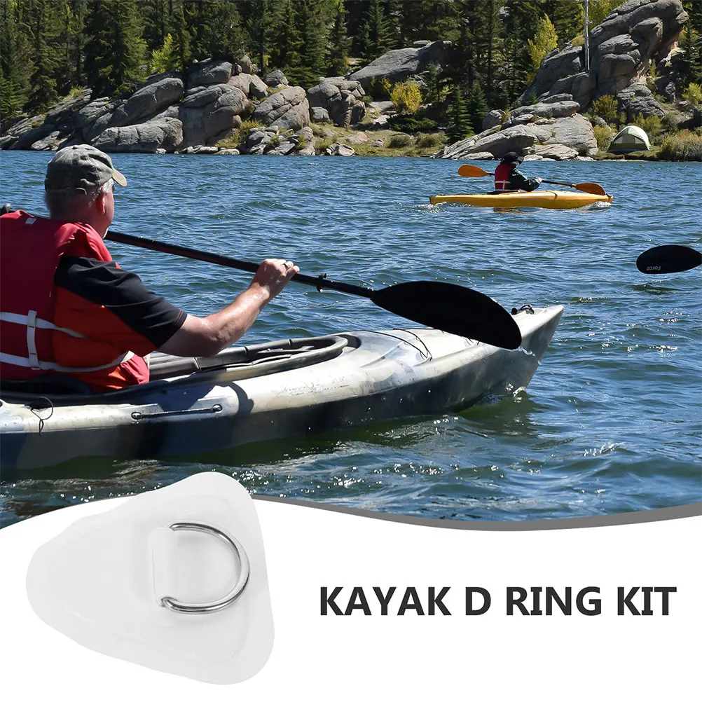 

3pcs Kayak Accessories Canoe Buckles 304 Stainless Steel Pvc Boat Rigging Hardware Compact Rope Fixator For Yacht Inflatable