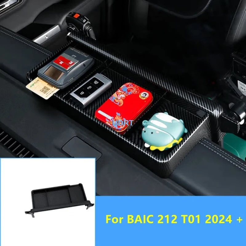 

Car Style Dashboard Storage Box Center Console Organizer Tray Cover Protector Decoration Accessories Fit For BAIC 212 T01 2024 +