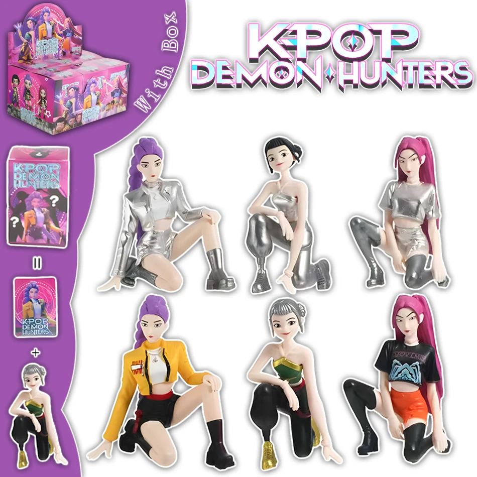 Neue Kpop Dämon Jäger Action Figur Spielzeug Rumi Mira Zoey Sussy Figur Mit Box Fans Halloween Weihnachten Figur Dekorative Geschenke