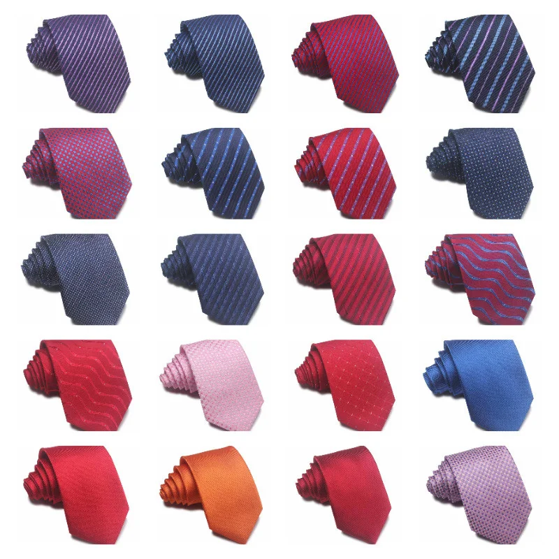 Tie Mens Neck Tie 8CM Woven NeckTie Wedding Lovely Clothing Accessories NeckWear Adult Casual school Classic MJ26
