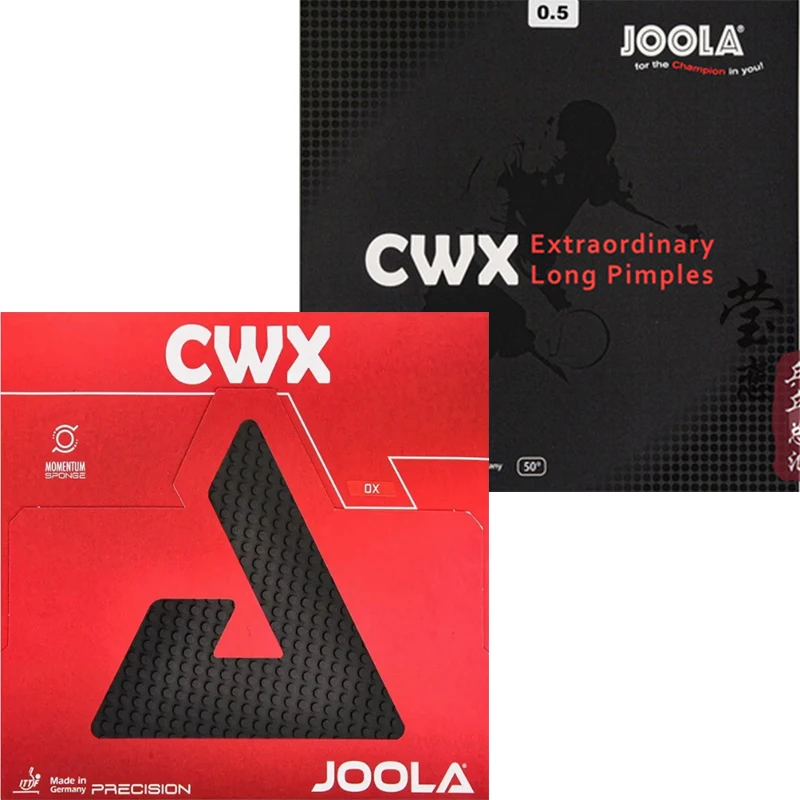 

Joola CWX Chen Wenxing Накладный теннис Резиновые длинные шипы Сделано в Германии Пинг-понг хороший контроль DEFENSE chop