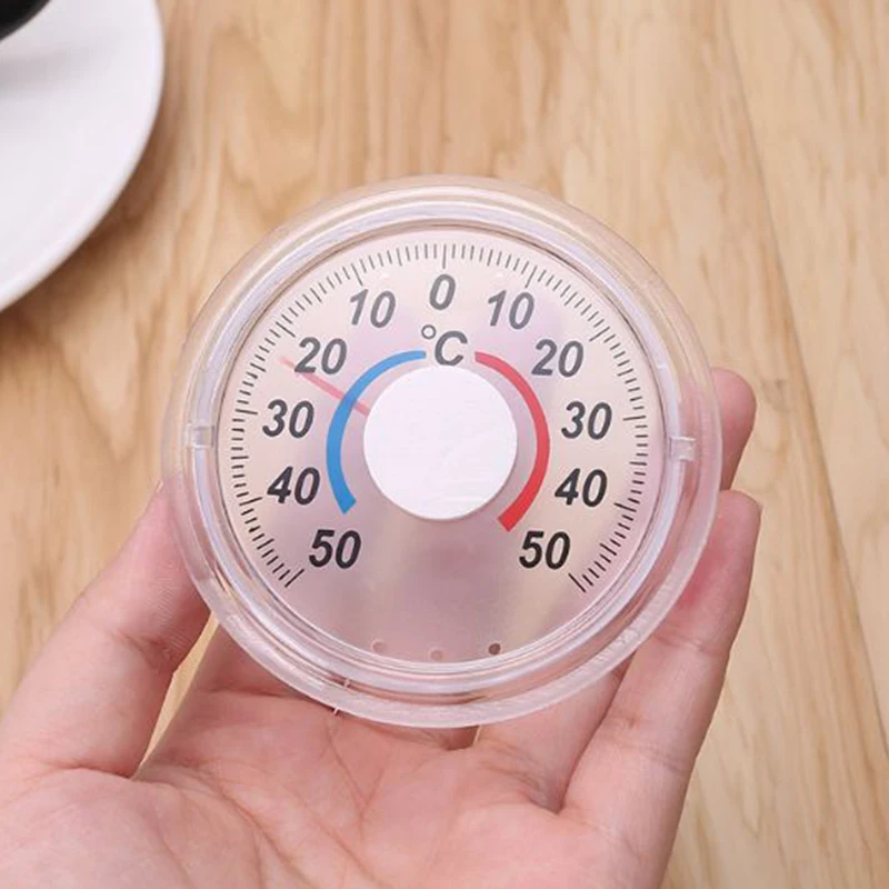 Digital Thermometer Round Plastic for Doors and Window Pointer Type Outdoor Cold Heat Clock Great Deal Temperature Sensor
