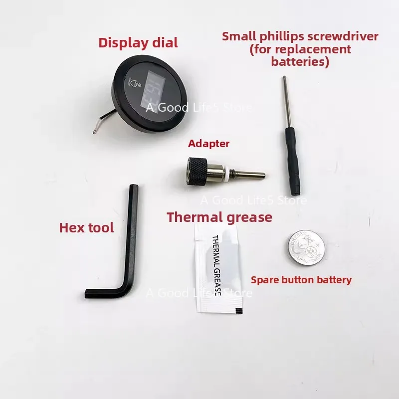 

Apply To Coffee Machine E61 Cooking Head Display Thermometer Large Screen Temperature Measurement Tool for Aibo/rocket ECM/Kafa
