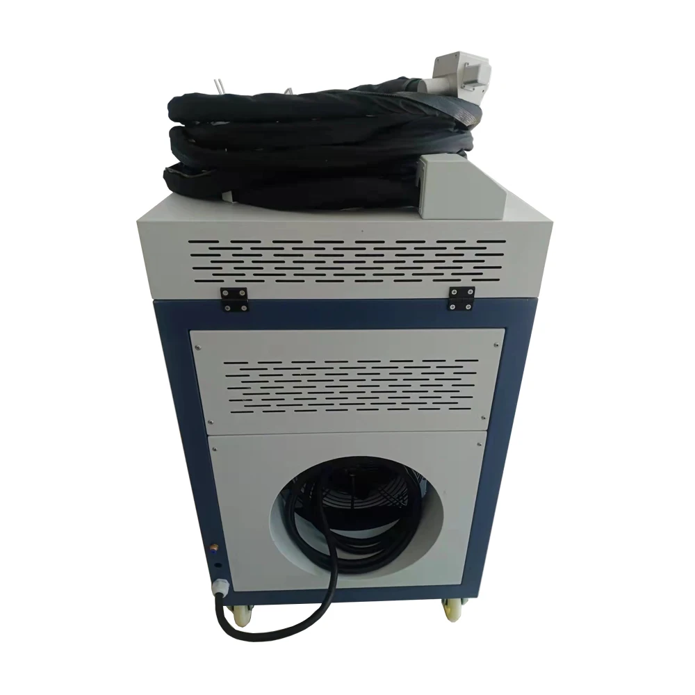 Easy Operation 1500W 2000W 3000W Small Portable Metal Las er Cleaner Rust Removal Fiber Las er Cleaning Machine