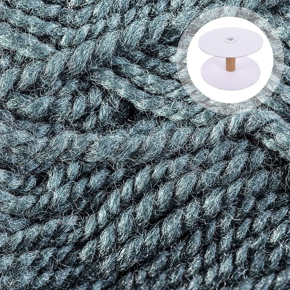 

20Pcs Wire Spools Empty Smooth Surface DIY Sewing Embroidery Weaving Bobbins Ribbon Storage Organizer Thread Spools for Craft