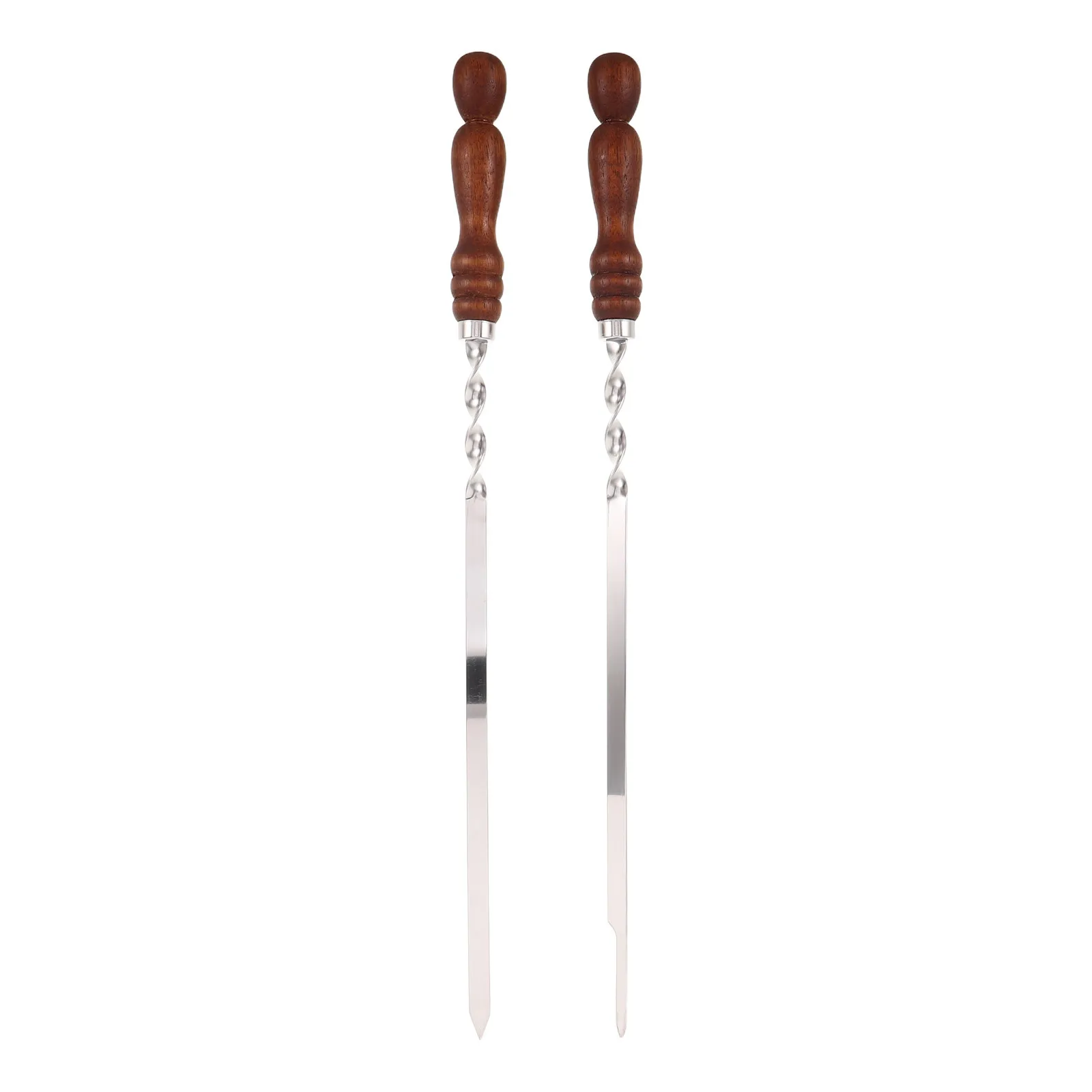

High Quality Stainless Steel Barbecue Skewers Perfect for Grilling Kebabs Outdoor Cooking Tools Stainless Steel Grill Sticks