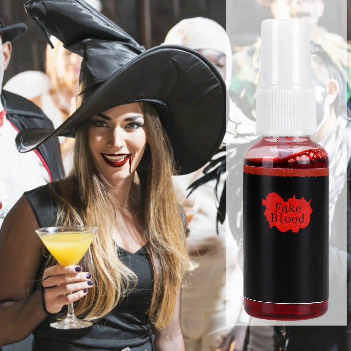 

2 шт., поддельная кровь, реквизит, яркая искусственная кровь, паста для Хэллоуина, карнавальный костюм, вечерние розыгрыши, украшение, игрушка на Хэллоуин