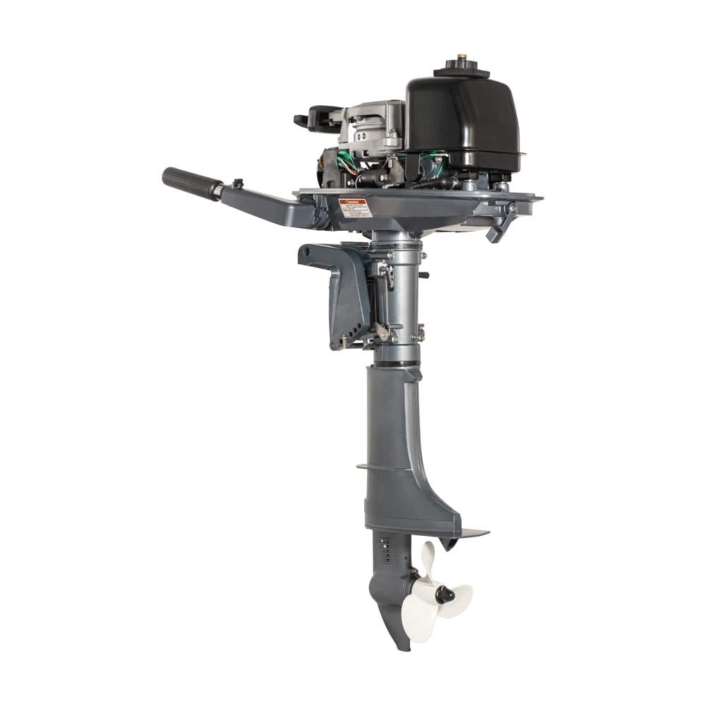 2 Stroke 6hp Outboard Motor Short Shaft Marine Engine Compatible with Original Boat Motor and Spare Parts