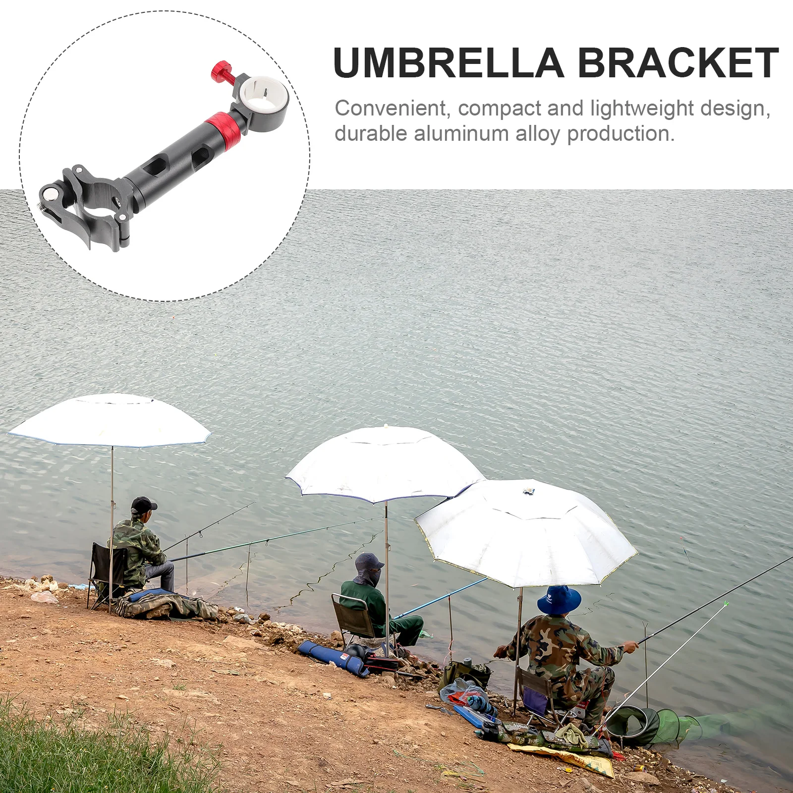 

Fishing Umbrella Stand Chair Bracket Multifunction Hanger Aluminum Alloy Holder