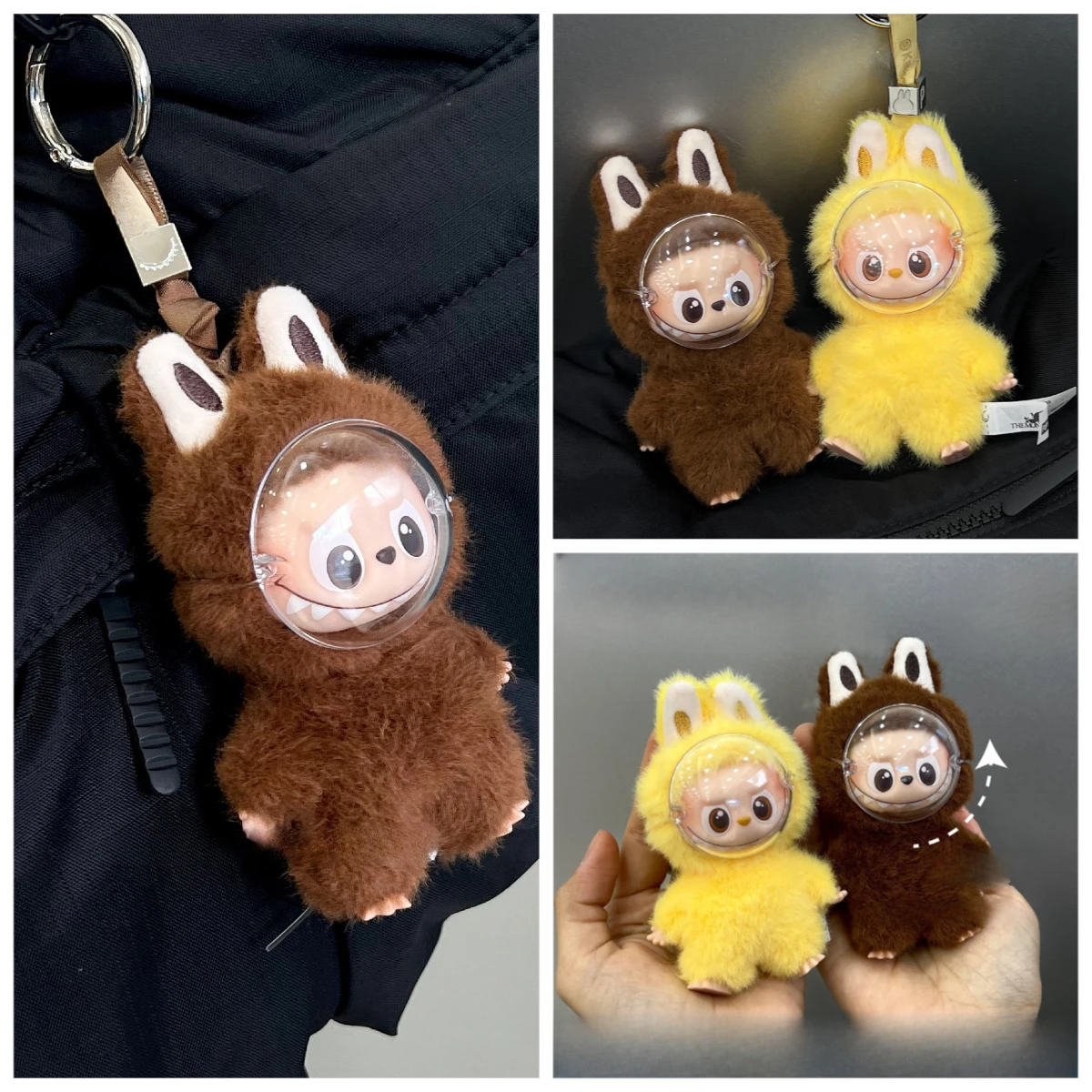 

New 10cm Labubu 4.0 Face Shield, with Scratch-resistant Shield When Going Out, 10cm Labubu Accessory (no Doll)