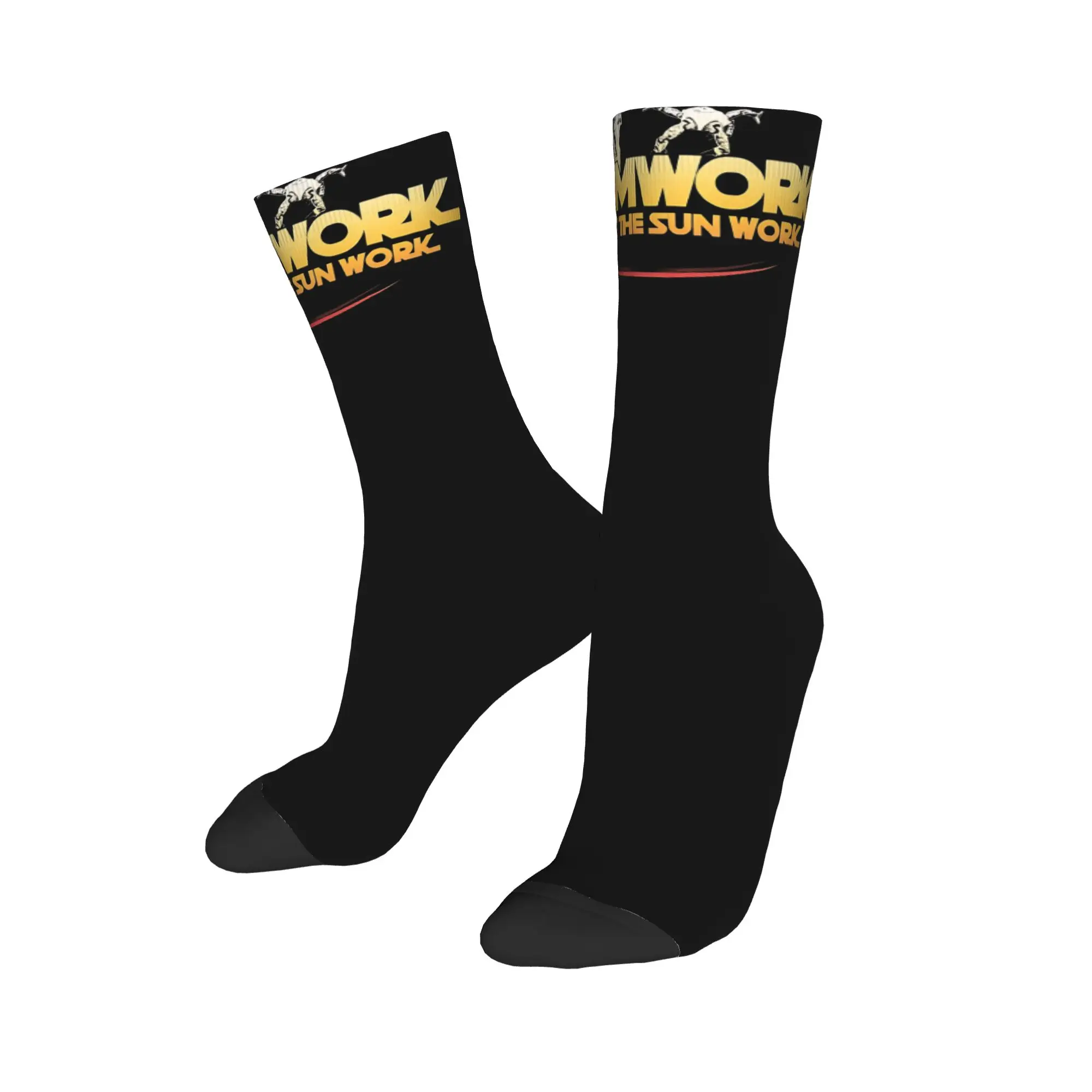 Fashion Teamwork Makes the Sun Work Football Socks Project Hail Mary  Polyester Long Socks for Unisex Sweat Absorbing