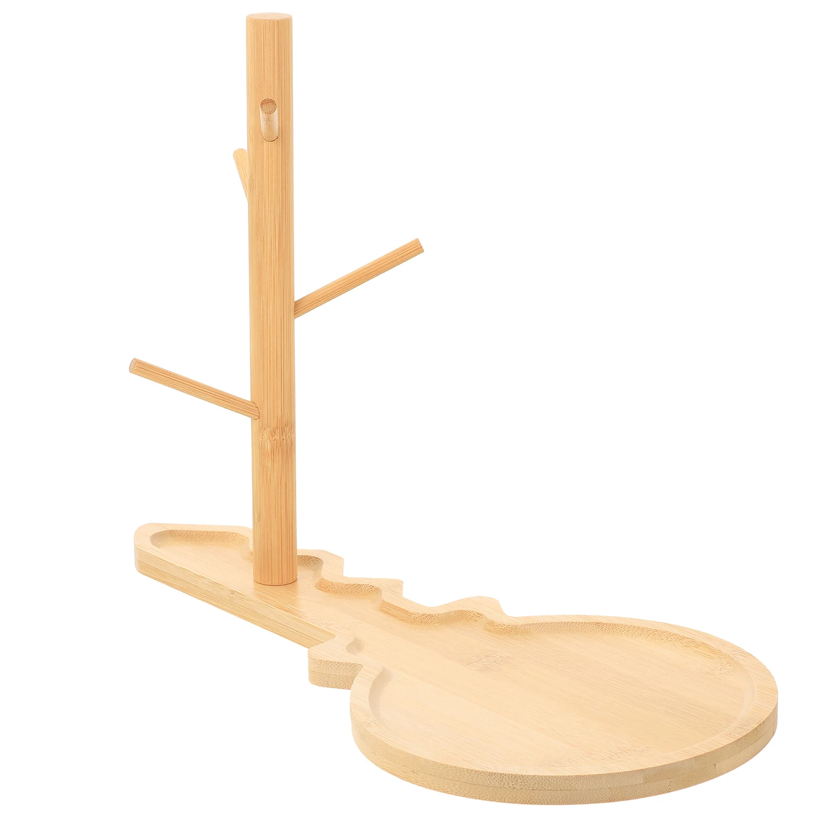 

1set 1Set Wood Key Holder For Entryway Table Keys Rings Necklaces Bracelets Organizer Stand Jewelry Display Tray Holder
