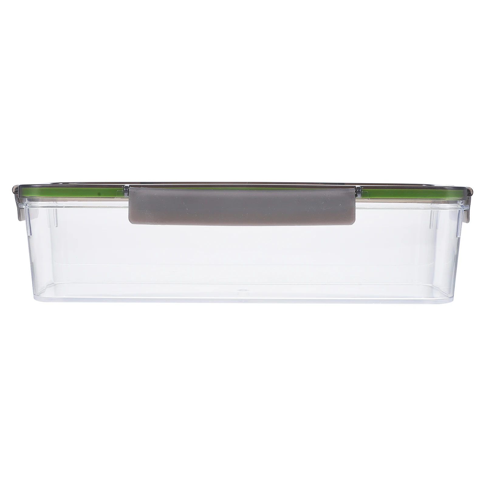 

1pcs Fridge Storage Box Transparent Food Container Airtight Fresh Keep Box For Fruits Vegetables Dessert Cake Roll Reusable