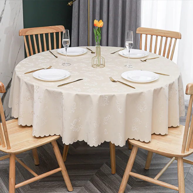 M2002 Waterproof tablecloth  scald  Unwashed tablecloth  Household circular round table  Table cloth