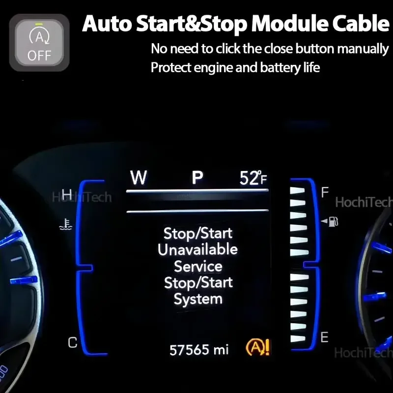 For Subaru Outback BS 2015 2016 2017 2018 2019 2020 Automatic Stop Start Engine System Off Cable Plug and Play Eliminator view 4