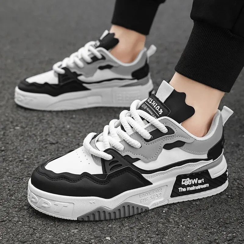 NONE Herren trend ige Skates chuhe bequeme rutsch feste lässige Schnürschuhe für Outdoor-Aktivitäten für Herren 5