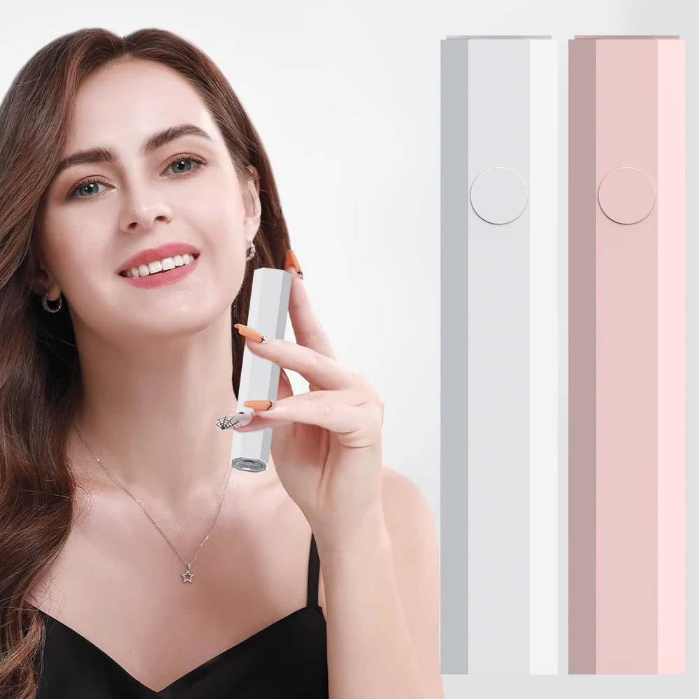 مصباح أظافر محمول بالأشعة فوق البنفسجية مع مؤقت، مصباح أظافر LED محمول قابل لإعادة الشحن لأظافر جل سريعة الجفاف يمكنك صنعها بنفسك فن مانيكير