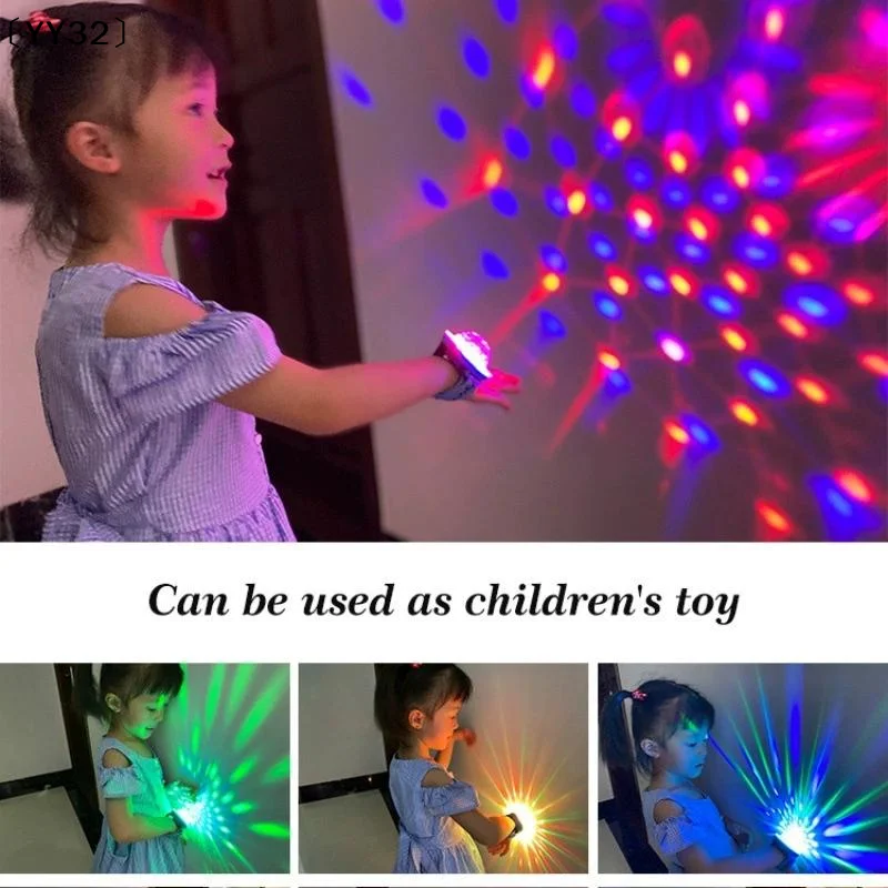 

Portable Wearable Wrist Ambient Lamp Stage Light Disco Rechargeable LED Colorful Lamp For Disco KTV Home Party Bar〔YY32〕