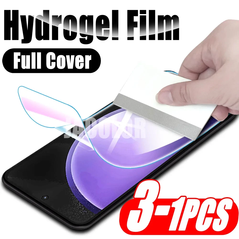 1-3PCS Soft Hydrogel Film Screen Protector For Samsung A16 5G A55 A56 A17 A57 A27 A51 A34 A32 A36 A25 A23 A71 A70 A53 A15 A12