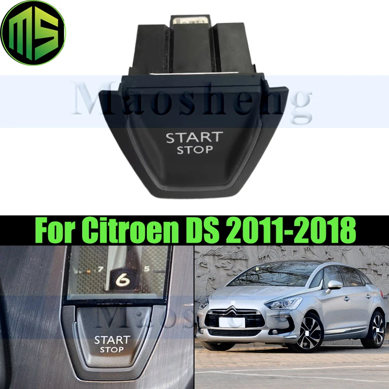 

Maosheng Original Start Stop Ignition Button Switch For Citroen DS 2011-2018 One Button Start Switch Ignition Switch 98008409ZD