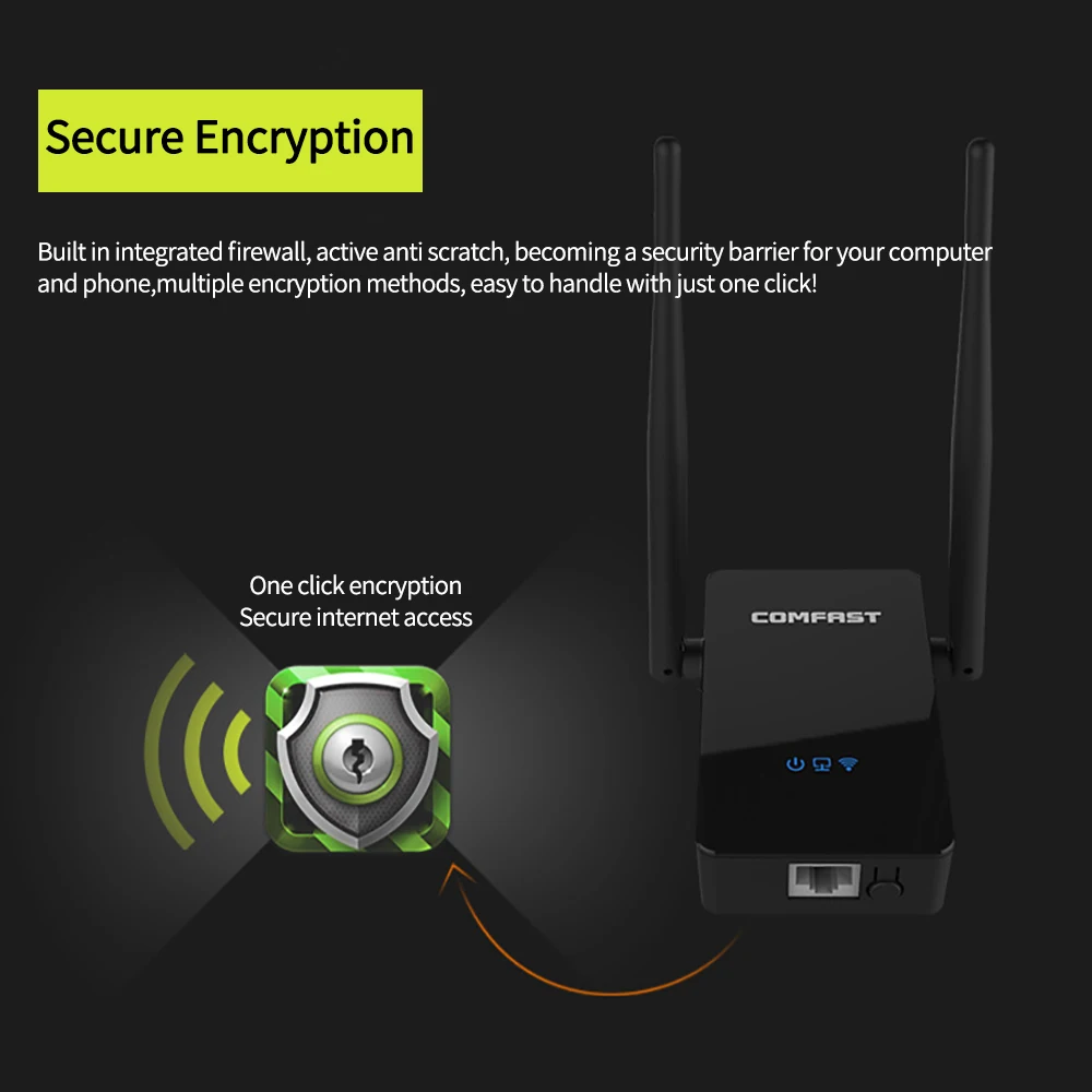 무선 와이파이 리피터, 300M 2.4Ghz 네트워크 와이파이 익스텐더, 신호 증폭기, 신호 부스터, 홈 리피터 라우터