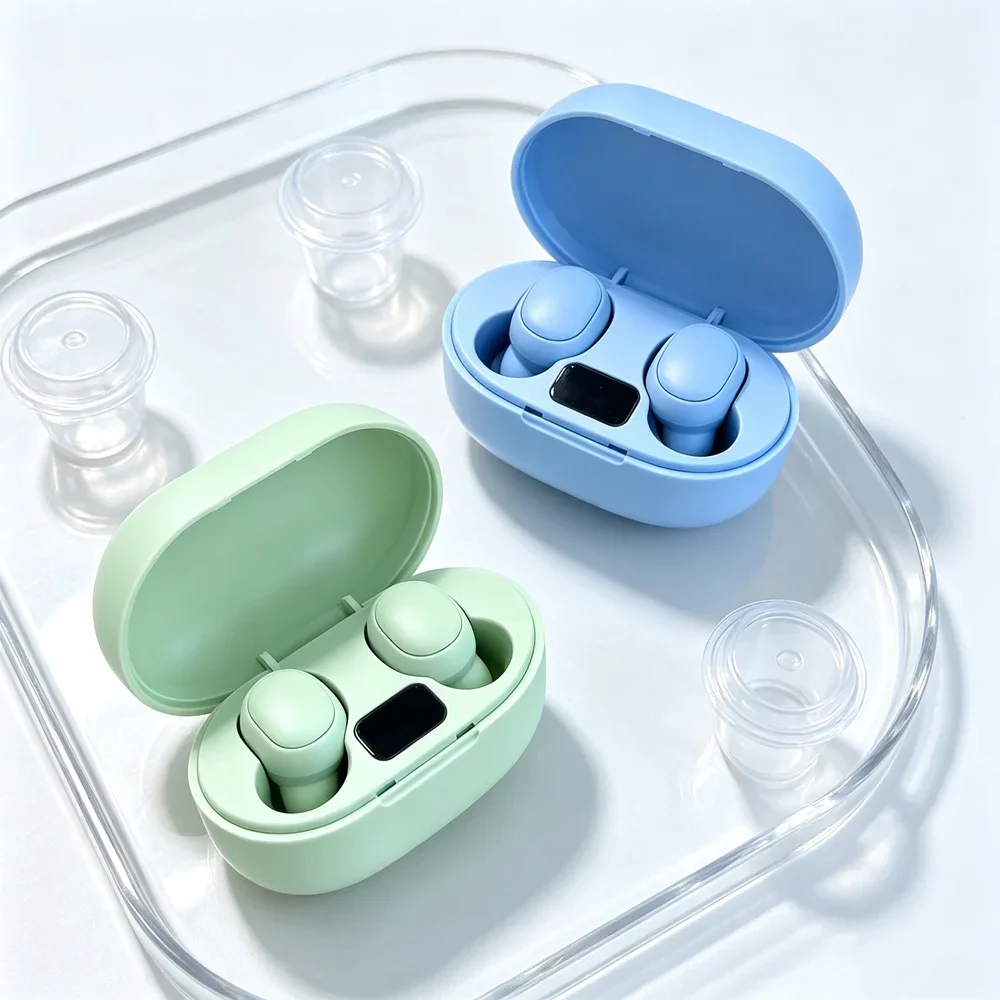 TWS Wireless Bluetooth Earbuds Fone Bluetooth Earphones Provide Vivid Audio Field, Lightweight Build Easy Operation for Podcasts