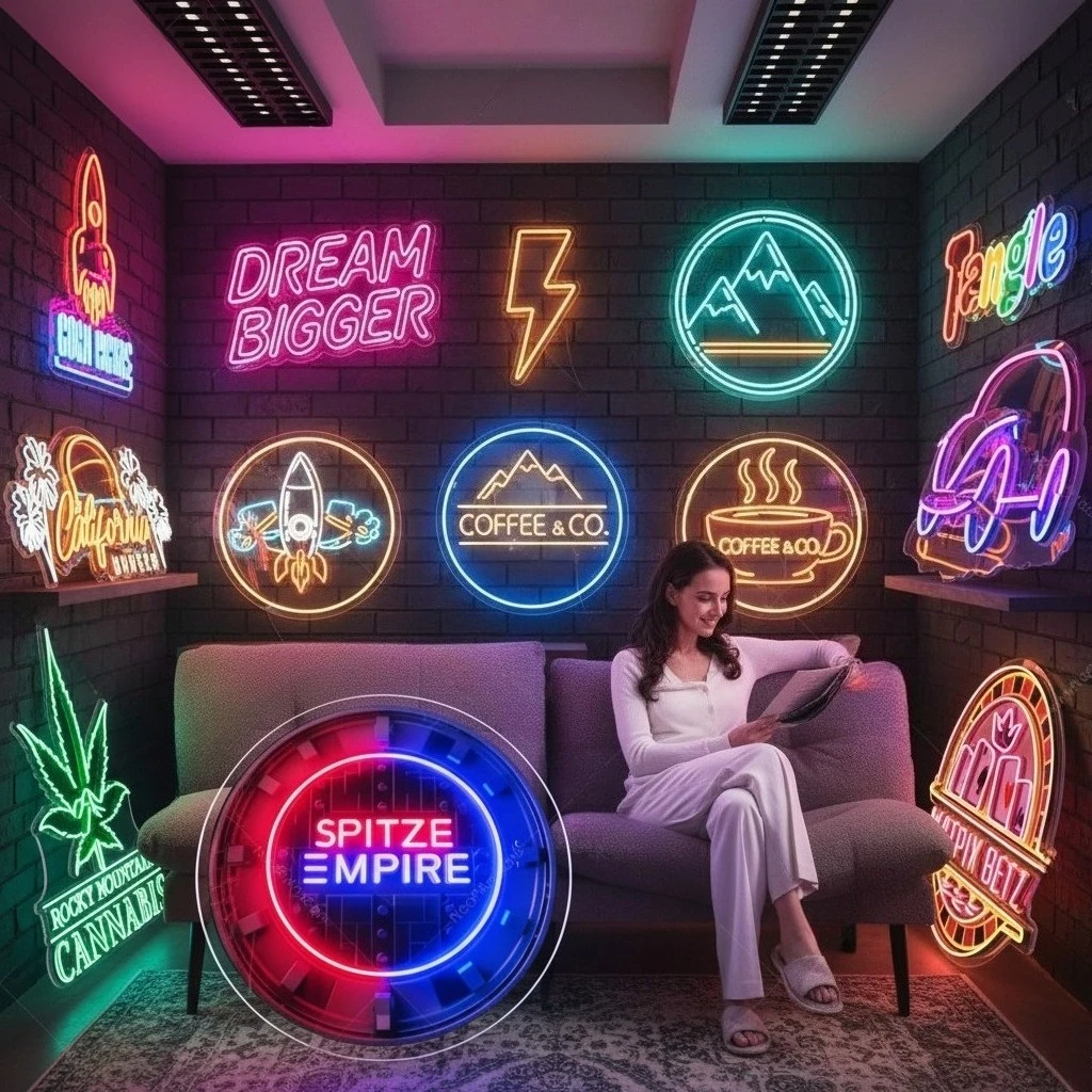 Custom Neon Signs & 3D Acrylic LED Personalized Room Business Decor for Barber, Bar, Café, Beauty Salon, Studio & Birthday Party