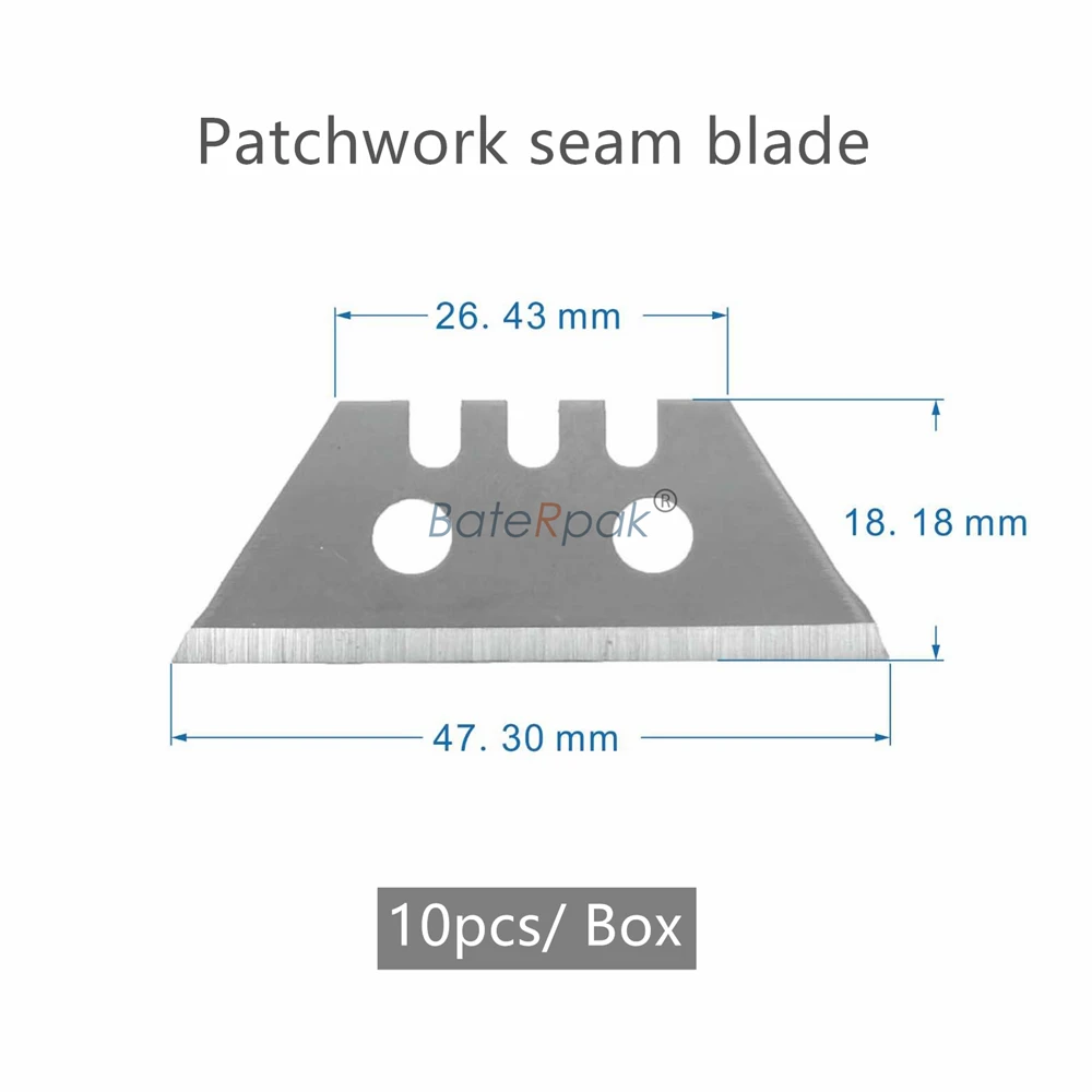 BateRpak 비닐 바닥 심리스 나이프, 돌고래 모양 PVC 바닥 커터 나이프 블레이드, 패치 오크 솔기 리퍼 솔기 도구 부품, 상자당 10 개